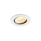 SLV - NUMINOS® MOVE XS, spot encastré, intérieur, 3000 K, 40°, IP20, rond, blanc