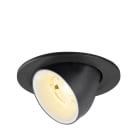 SLV - NUMINOS® GIMBLE S, spot encastré, intérieur, 3000 K, 20°, IP20, rond, noir/blanc