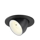 SLV - NUMINOS® GIMBLE S, spot encastré, intérieur, 4000 K, 20°, IP20, rond, noir/blanc