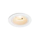 SLV - NUMINOS® S, spot encastré, intérieur, 2700 K, 20°, IP20, rond, blanc