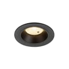 SLV - NUMINOS® S, spot encastré, intérieur, 3000 K, 55°, IP20, rond, noir