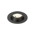 SLV - NUMINOS® S, spot encastré, intérieur, 4000 K, 40°, IP20, rond, noir