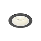 SLV - NUMINOS® S, spot encastré, intérieur, 4000 K, 40°, IP20, rond, noir / blanc