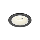 SLV - NUMINOS® S, spot encastré, intérieur, 4000 K, 55°, IP20, rond, noir / blanc