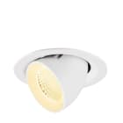 SLV - NUMINOS® GIMBLE M, spot encastré, intérieur, 3000 K, 40°, blanc