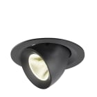 SLV - NUMINOS® GIMBLE M, spot encastré, intérieur, 4000 K, 20°, noir
