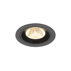 SLV - NUMINOS® M, encastré downlight, intérieur, 2700 K, 20°, IP20, rond, noir