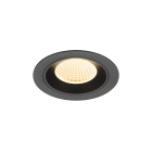 SLV - NUMINOS® M, encastré downlight, intérieur, 2700 K, 40°, IP20, rond, noir