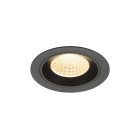 SLV - NUMINOS® M, encastré downlight, intérieur, 2700 K, 55°, IP20, rond, noir