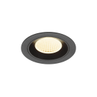 SLV - NUMINOS® M, encastré downlight, intérieur, 3000 K, 40°, IP20, rond, noir
