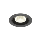 SLV - NUMINOS® M, encastré downlight, intérieur, 4000 K, 20°, IP20, rond, noir