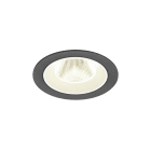 SLV - NUMINOS® M, encastré downlight, intérieur, 4000 K, 20°, IP20, rond, noir / blanc