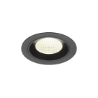 SLV - NUMINOS® M, encastré downlight, intérieur, 4000 K, 55°, IP20, rond, noir