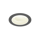 SLV - NUMINOS® M, encastré downlight, intérieur, 4000 K, 55°, IP20, rond, noir / blanc