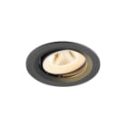 SLV - NUMINOS® MOVE M, encastré downlight, 2700 K, 20°, IP20, rond, noir / blanc