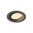 SLV - NUMINOS® MOVE M, encastré downlight, 3000 K, 55°, IP20, rond, noir / blanc