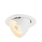 SLV - NUMINOS® GIMBLE L, encastré downlight, intérieur, 2700 K, 40°, IP20, rond, blanc