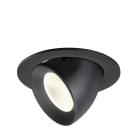 SLV - NUMINOS® GIMBLE L, encastré downlight, intérieur, 4000 K, 40°, IP20, rond, noir