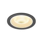 SLV - NUMINOS® L, encastré downlight, intérieur, 3000 K, 40°, IP20, rond, noir / blanc