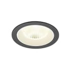 SLV - NUMINOS® L, encastré downlight, intérieur, 4000 K, 40°, IP20, rond, noir / blanc