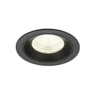 SLV - NUMINOS® L, encastré downlight, intérieur, 4000 K, 55°, IP20, rond, noir