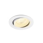 SLV - NUMINOS® MOVE L, encastré downlight, intérieur, 3000 K, 55°, IP20, rond, blanc