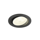 SLV - NUMINOS® MOVE L, encastré downlight, 4000 K, 40°, IP20, rond, noir / blanc
