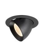 SLV - NUMINOS® GIMBLE XL, encastré downlight, intérieur, 2700 K, 40°, noir