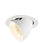 SLV - NUMINOS® GIMBLE XL, encastré downlight, intérieur, 2700 K, 55°, blanc