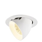 SLV - NUMINOS® GIMBLE XL, encastré downlight, intérieur, 3000 K, 55°, blanc