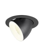 SLV - NUMINOS® GIMBLE XL, encastré downlight, intérieur, 4000 K, 40°, noir / blanc