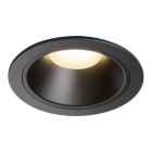 SLV - NUMINOS® XL, encastré downlight, intérieur, 3000 K, 20°, IP20, rond, noir