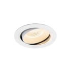 SLV - NUMINOS® MOVE XL, encastré downlight, intérieur, 2700 K, 55°, IP20, rond, blanc