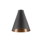 SLV - LALU® CONE 15, abat-jour Mix&Match, noir/bronze antique, base E27, H : 17 cm