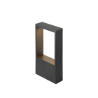 SLV - FLATT II 36, borne, extérieur, PHASE, 2700 K, IP65, carré, noir, bord de mer