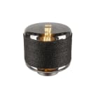SLV - PANTILO ROPE 19, lampe à poser, E27, cylindrique, 1x max. 15 W E27, anth./argent