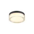 SLV - CYFT XL, Plaf. et appl., 2700/3000/4000 K, 15 W, PHASE, IP65, noir /transparent