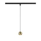 SLV - DYSKO, suspension 1 all., PHASE, long. suspension 200 cm, 2700 K, 36°, noir / or