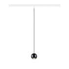 SLV - DYSKO, suspension pour rail 48 V, DALI, long. 200 cm, 2700 K, 36°, blanc / noir