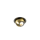 SLV - DYSKO, spot encastré, rond, PHASE, 2700K, 6,4 W, 36°, noir / or