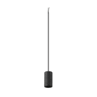 SLV - FITU PD, E27, suspension, stone, longueur 500 cm, câble nu, 1 x max. 15 W, noir