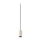 SLV - FITU PD, E27, suspension, stone, long. 500cm, câble nu, 1 x max. 15 W, beige