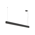 SLV - GLENOS® PRO, suspension, 1,2 m, DALI, UGR16, longueur 210 cm, 3000K, 75°, noir