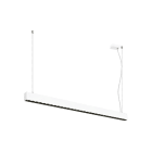 SLV - GLENOS® PRO, suspension, 1,2 m, DALI, UGR16, long. 210 cm, 4000K, blanc / noir