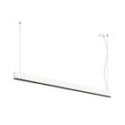 SLV - GLENOS® PRO, suspension, 1,5 m, DALI, UGR16, long. 210 cm, 3000K, blanc / noir