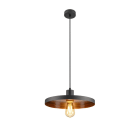SLV - LALU® SET, suspension, base E27, PLATE 33, longueur 200 cm, 1 x max. 7,5 W, noir