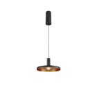SLV - LALU® SET, suspension, base LED, PLATE 22, PHASE, long. 2M, 2700/3000 K, noir
