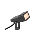 SLV - SYNAWIDE, spot piquet, 2200 K, LED, 115°, IP65, carré, noir, bord de mer