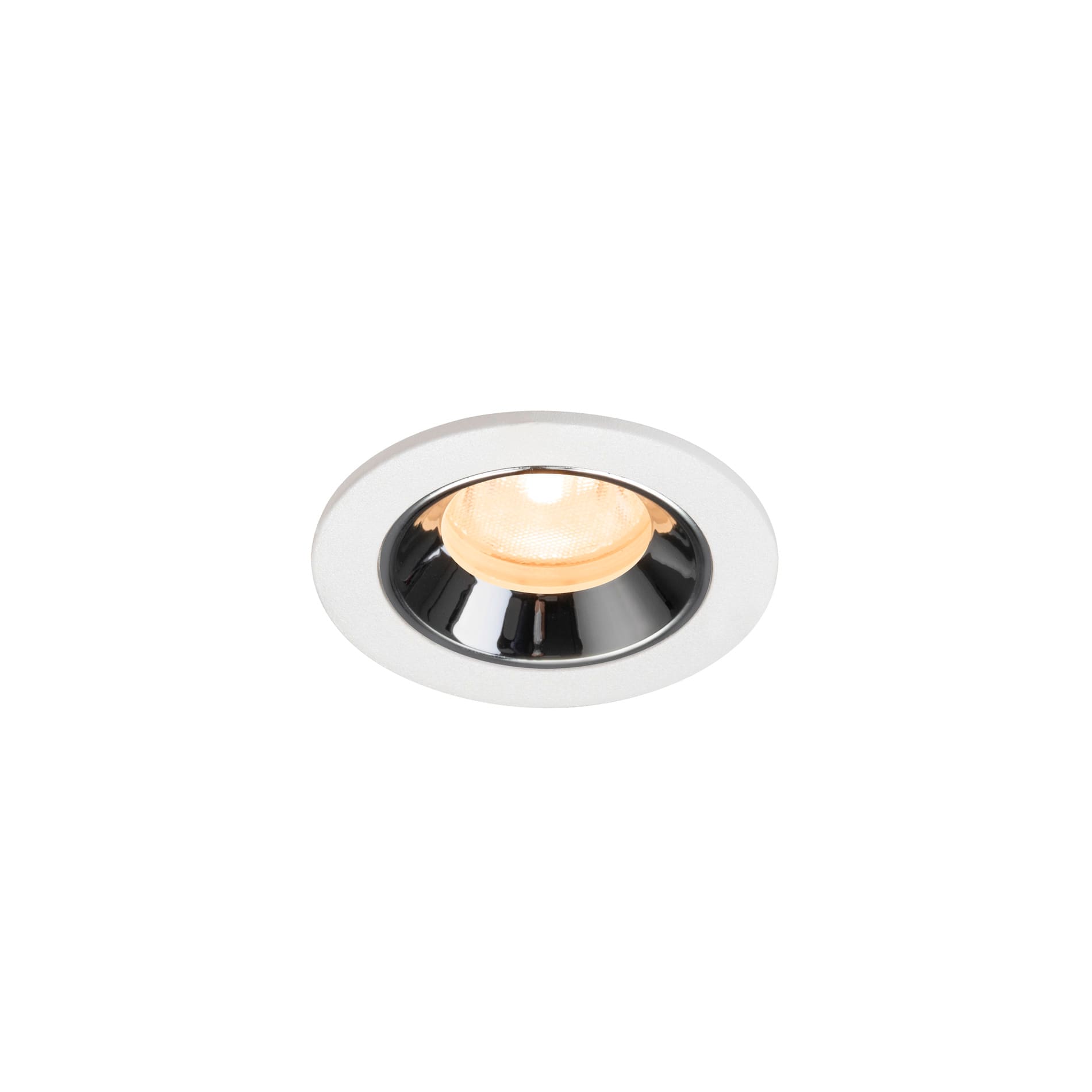 SLV - NUMINOS® XS, spot encastré, intérieur, 2700 K, 40° blanc / chrome