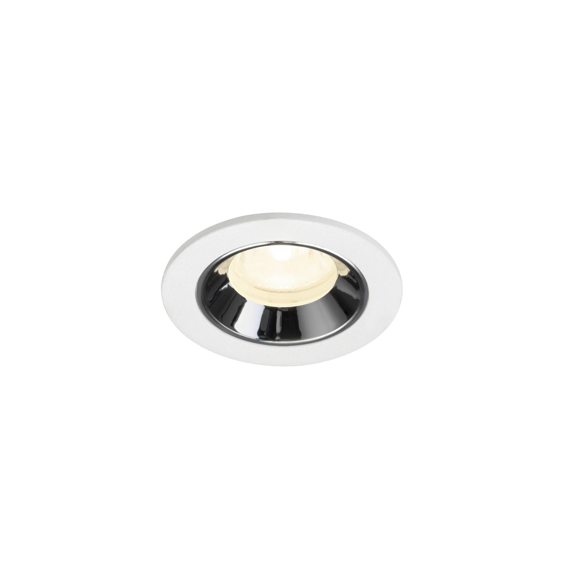 SLV - NUMINOS® XS, spot encastré, intérieur, 4000 K, 40° blanc / chrome